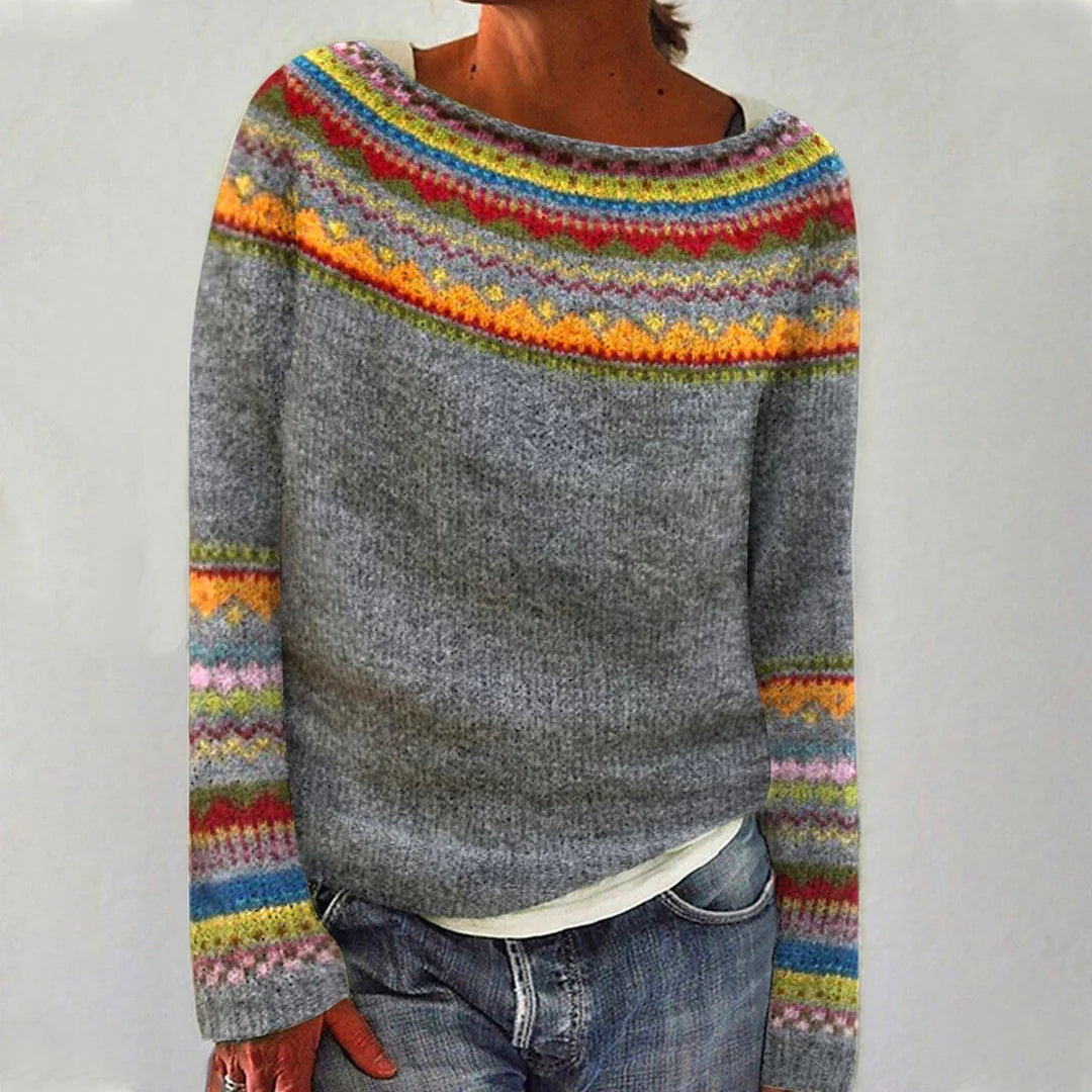 Chic Vintage Comfort Sweater