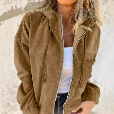 EdgeChic Soft jacket with hood and zipper